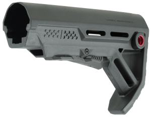 Strike STRIKEESMOD MOD1 Mil-Spec Red Accent Black Synthetic for AR-15 M16