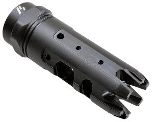 Strike Industries KINGCOMP22 King Comp  Black Steel with 1/2"-28 tpi Threads  2.62" OAL & 0.87" Diameter for 223 Rem  5.56x45mm NATO AR-Platform