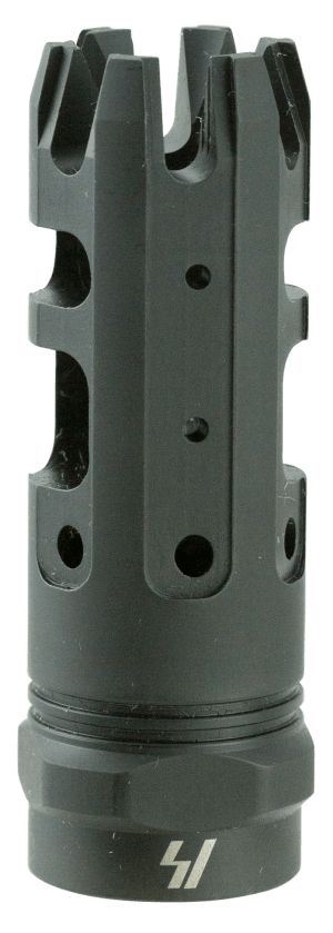 Strike Industries KINGCOMP30 King Comp  Black Steel with 5/8"-24 tpi Threads  2.62" OAL & 0.87" Diameter for 308 Win  7.62x51mm NATO AR-Platform