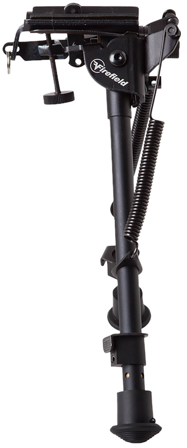 Firefield FF34024 Compact Bipod 9-14" Black Aluminum Swivel Stud Attachment or Picatinny Rail (Adapter Included) - Image 2