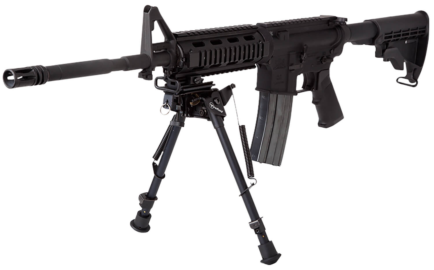 Firefield FF34024 Compact Bipod 9-14" Black Aluminum Swivel Stud Attachment or Picatinny Rail (Adapter Included) - Image 3