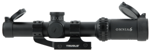 TruGlo TG8516TLR Omnia Tactical Black Anodized 1-6x24mm 30mm Tube Illuminated APTR Reticle