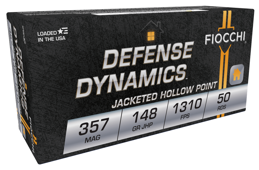 Fiocchi 357E Defense Dynamics 357 Mag 148gr Jacketed Hollow Point 50rd Box Fiocchi 357E Defense Dynamics 357 Mag 148gr Jacketed Hollow Point 50rd Box