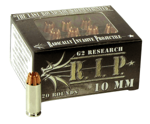 G2 Research G00601 R.I.P 10mmAuto 115gr Fracturing Hollow Point 20rd Box
