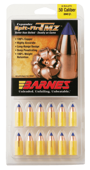 Barnes Bullets 30604 Spit-Fire TMZ Muzzleloader 50 Spit-Fire TMZ 290gr 24rd/Box