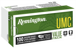 Remington Ammunition R23974 UMC Value Pack 380 ACP 88 gr Jacketed Hollow Point 100rd Box/ 6 Case