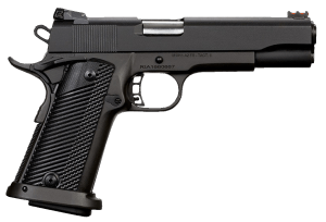 Rock Island 52009 Rock Ultra FSHC 10mm Auto Caliber with 5" Barrel 16+1 Capacity Overall Black Parkerized Finish Steel Beavertail Frame Serrated Slide & Black G10 Grip
