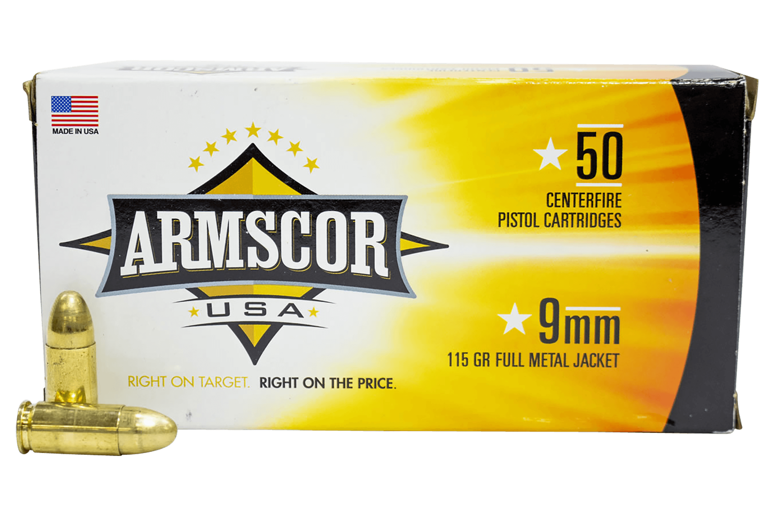 Armscor FAC92N USA 9mmLuger 115gr Full Metal Jacket 50rd Box