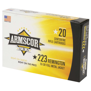 Armscor FAC2231N USA 223Rem 55gr Full Metal Jacket 20rd Box