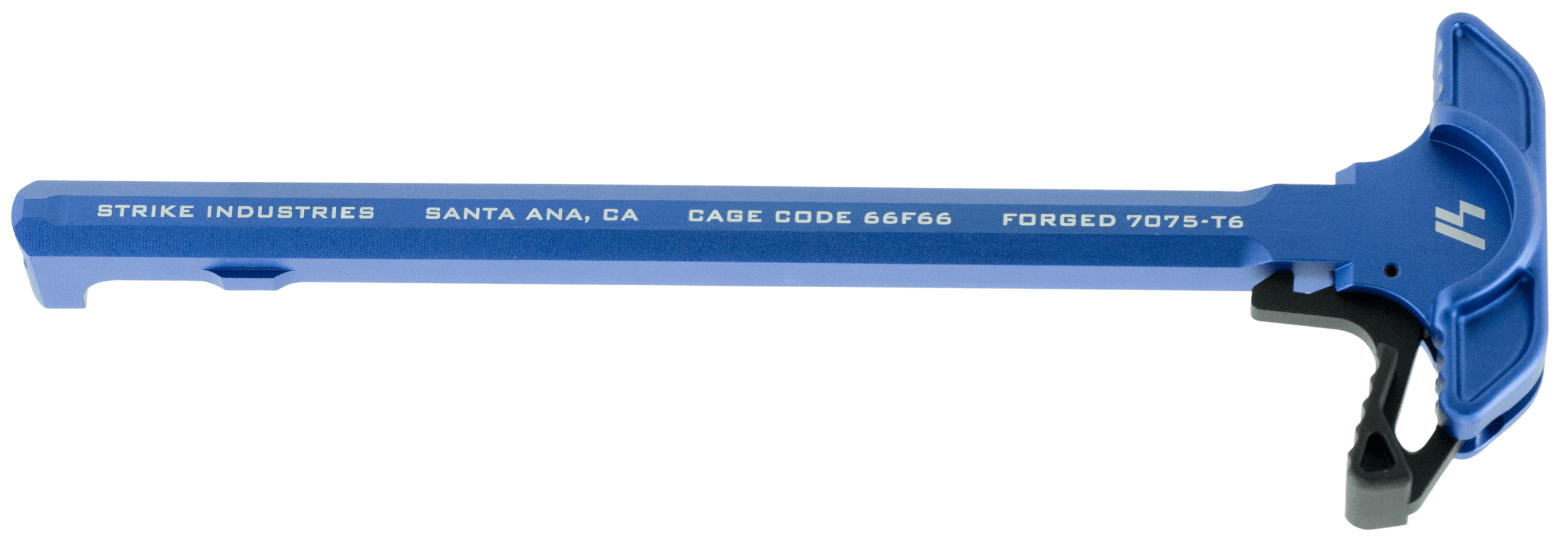 Strike ARCHELBLU Extended Latch Charging Handle AR-15 Blue Anodized Aluminum