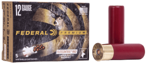 Federal PFC15700 Premium Vital-Shok 12Gauge 3" 12Pellets 00BuckShot 5 Per Box