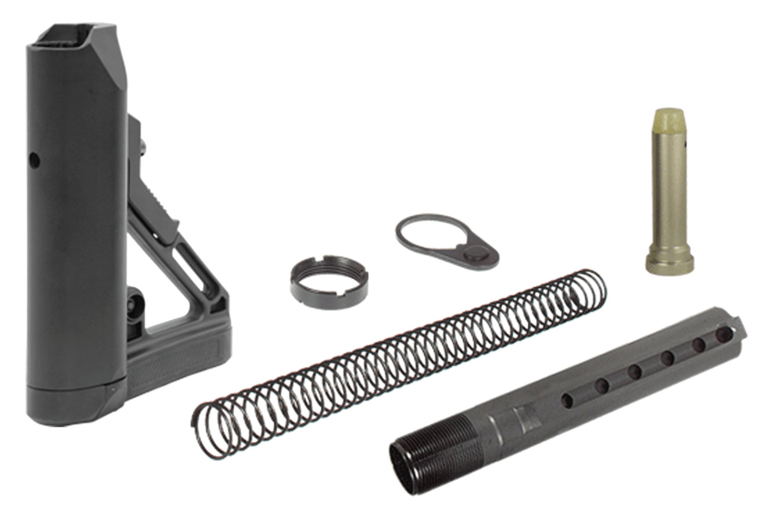 UTG Pro RBUS1BM Mil-Spec OPS Ready S1 Stock Kit Black Synthetic 6 Position for AR-15 M16