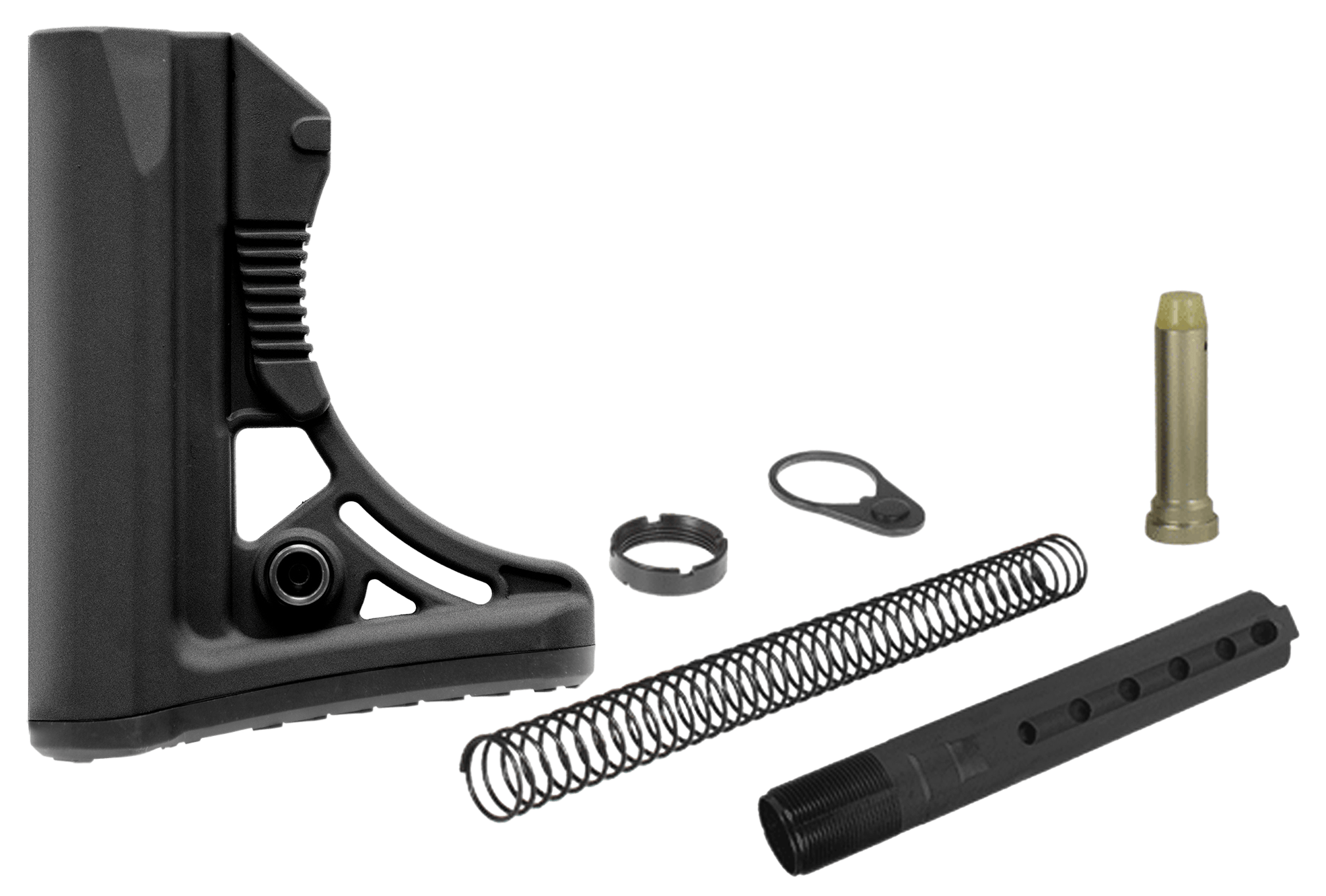 UTG Pro RBUS3BM Mil-Spec OPS Ready S3 Stock Kit Black Synthetic 6 Position for AR-15 M16