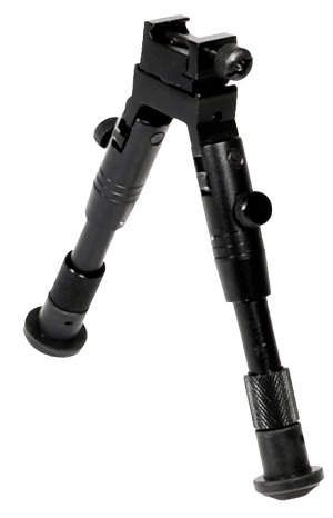 UTG TLBP28S Shooter's SWAT Bipod Matte Black 6.2-6.7" Aluminum