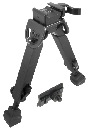 UTG TLBP20QA Armored QD Bipod Black 6-8.5" Metal