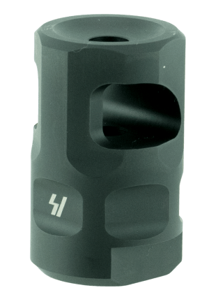 Strike Industries SAILCOMP Sail Comp  Black Steel with 1/2"-28 tpi Threads  1.57" OAL & 0.26" Diameter for 223 Rem  5.56x45mm NATO AR-Platform
