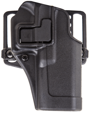 Blackhawk 410516BKR Serpa CQC OWB Size 16 Matte Black Polymer Belt Loop/Paddle Fits HK P2000 Right Hand