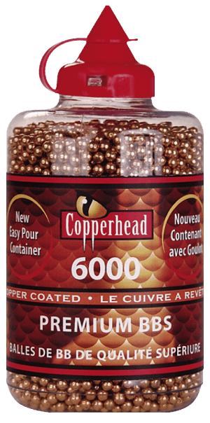 Crosman 0767 Copperhead 177 Copper-Coated Steel 6000/Bottle
