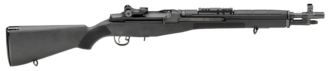 Springfield Armory AA9626 M1A SOCOM 16 308 Win/7.62x51mm 10+1 16.25" Black Parkerized Steel Barrel Black Parkerized Picatinny Rail Steel Receiver Black Synthetic Fixed Stock