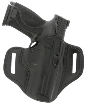 Galco CM212B Combat Master OWB Black Leather Belt Slide Fits 1911 Right Hand