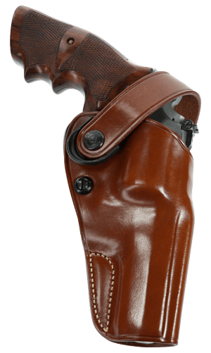 Galco DAO106 DAO  OWB Tan Leather Belt Slide Fits S&W L Frame Fits 6" Barrel Right Hand