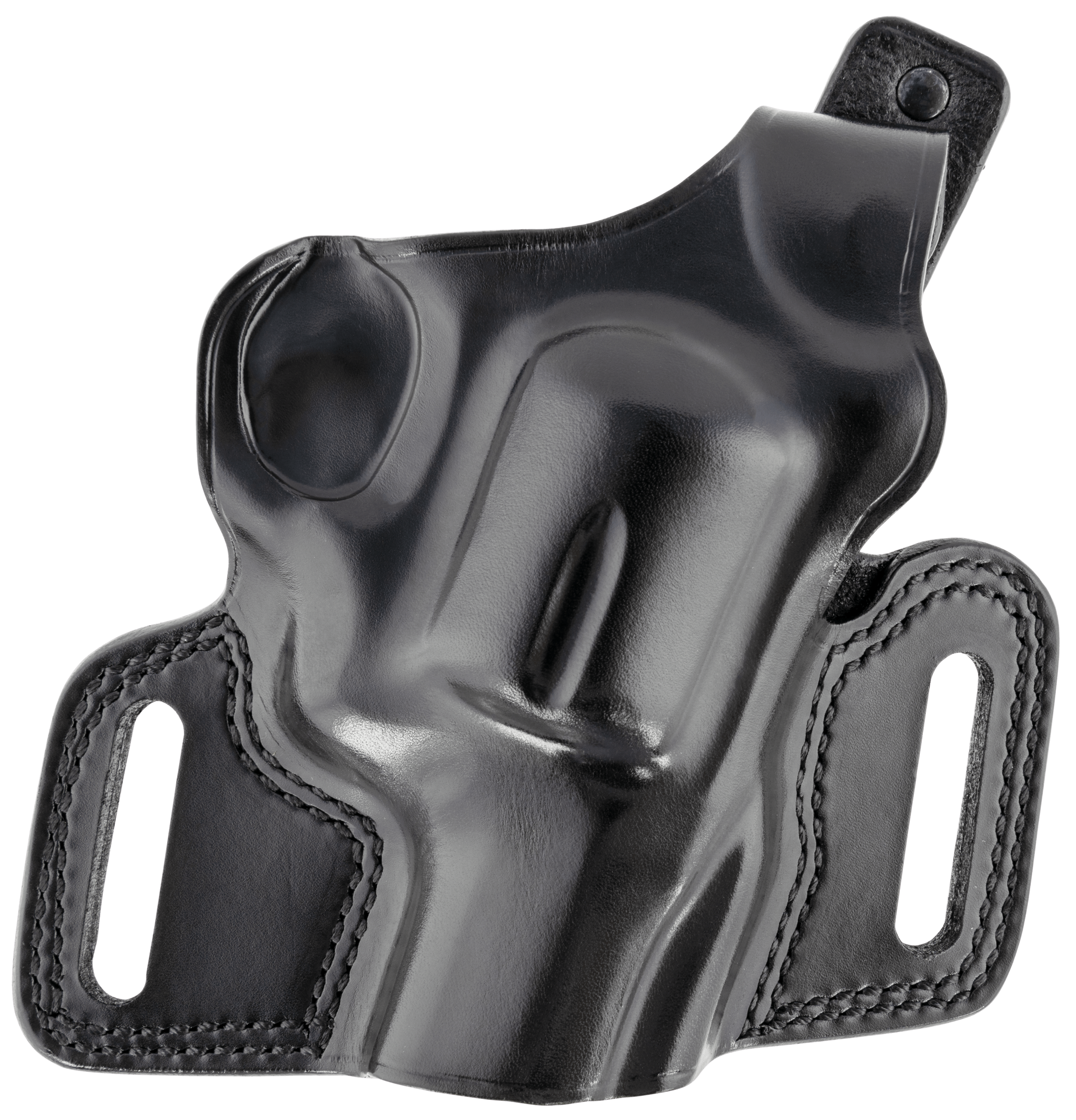 Galco SIL212B Silhouette OWB Black Leather Fits 1911/3-5" Barrel Belt Slide Mount Right Hand