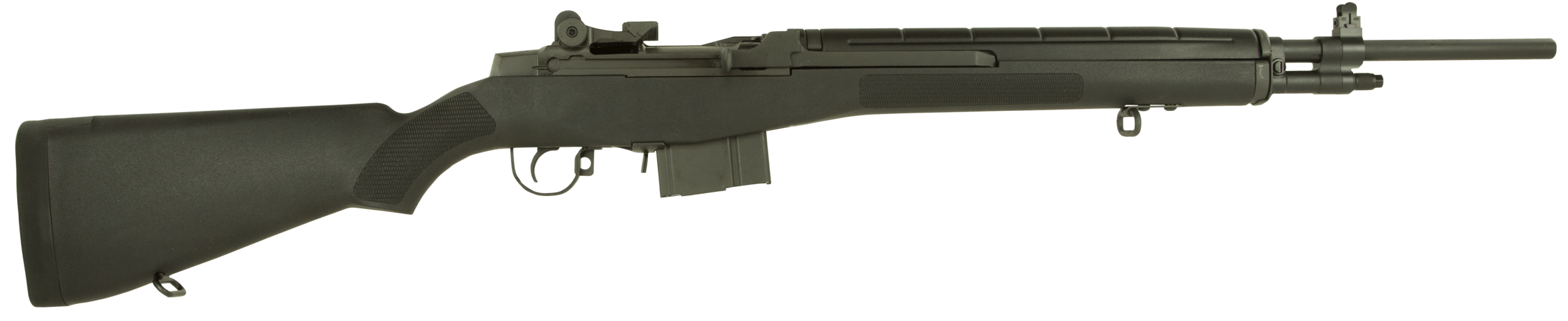 Springfield Armory MA9226NT M1A Loaded *NY Compliant 7.62x51mm NATO 10+1 22" Black Parkerized Medium National Match Barrel Black Parkerized Steel Receiver Black Synthetic Fixed Stock