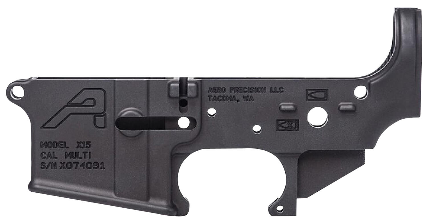 Aero Precision APAR501101C Gen 2 Receiver Multi-Caliber Black Anodized Finish 7075-T6 Aluminum Material with Mil-Spec Dimensions for AR-15 - Image 2