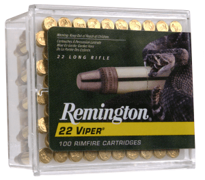 Remington Ammunition 21288 Viper 22 LR 36 gr Truncated Cone Solid 100rd Box/ 50 Cs