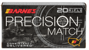 Barnes Bullets 30742 Precision Match 260Rem 140gr Open Tip Match Boat Tail 20rd Box