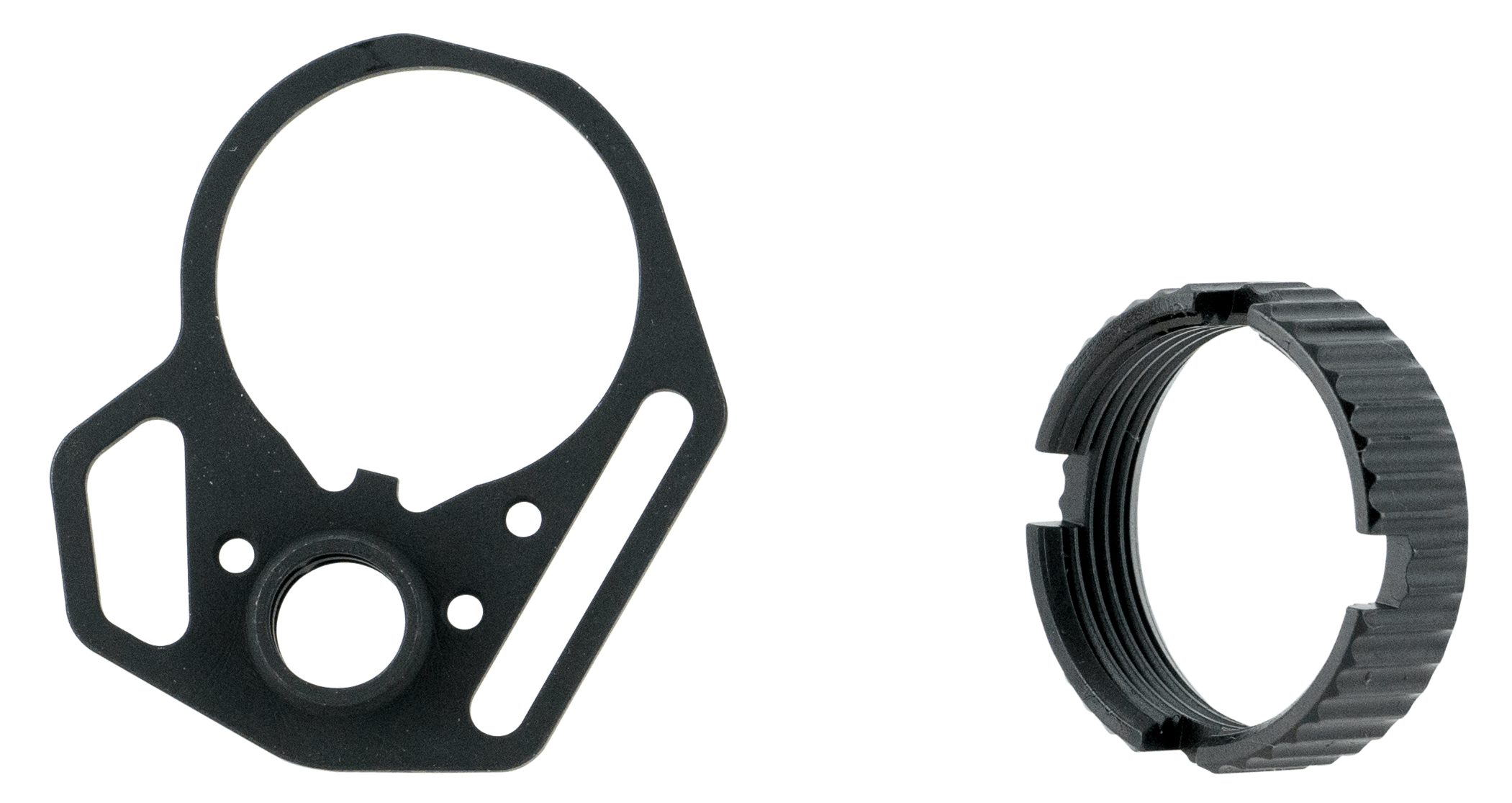 Strike Industries ARMFEP&ACN Multi-Function End Plate and Castle Nut Steel Black