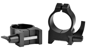 Warne 201LM Vertical Rings Maxima Matte Black 1" Medium Quick Detach 0 MOA
