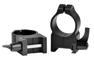 Warne 202LM Vertical Rings Maxima Matte Black 1" High Quick Detach 0 MOA