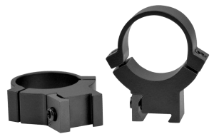 Warne 722M Rimfire Rings Maxima Matte Black 1" High 0 MOA