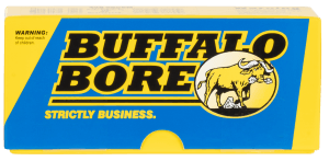 Buffalo Bore Ammunition 47C20 Hunting & Sniping Strictly Business 458SOCOM 350gr Semi Jacketed Flat Point 20rd Box/12 Case