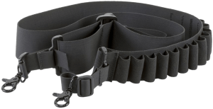 Aim Sports DSBS1 Deluxe made of Black Nylon Webbing with Bandolier Design for Shotguns Holds up to 14 Shells