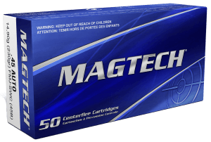 Magtech 45B Range/Training 45 ACP 230 gr Full Metal Jacket Semi Wadcutter 50rd Box