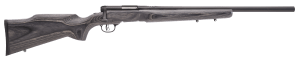 Savage Arms 96970 B.MAG 17 WSM Caliber with 8+1 Capacity 22" Heavy Barrel Matte Black Metal Finish & Varmint Beavertail Gray Laminate Stock Right Hand (Full Size)