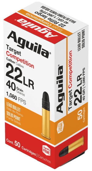 Aguila 1B220514 Competition  22LR 40gr Lead Solid Point 50rd Box