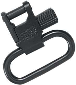 Uncle Mike's 14033 Super Swivel Quick Detach Tri-Lock Blued 1.25" Loop for Rifles or Shotguns w/QD Bases