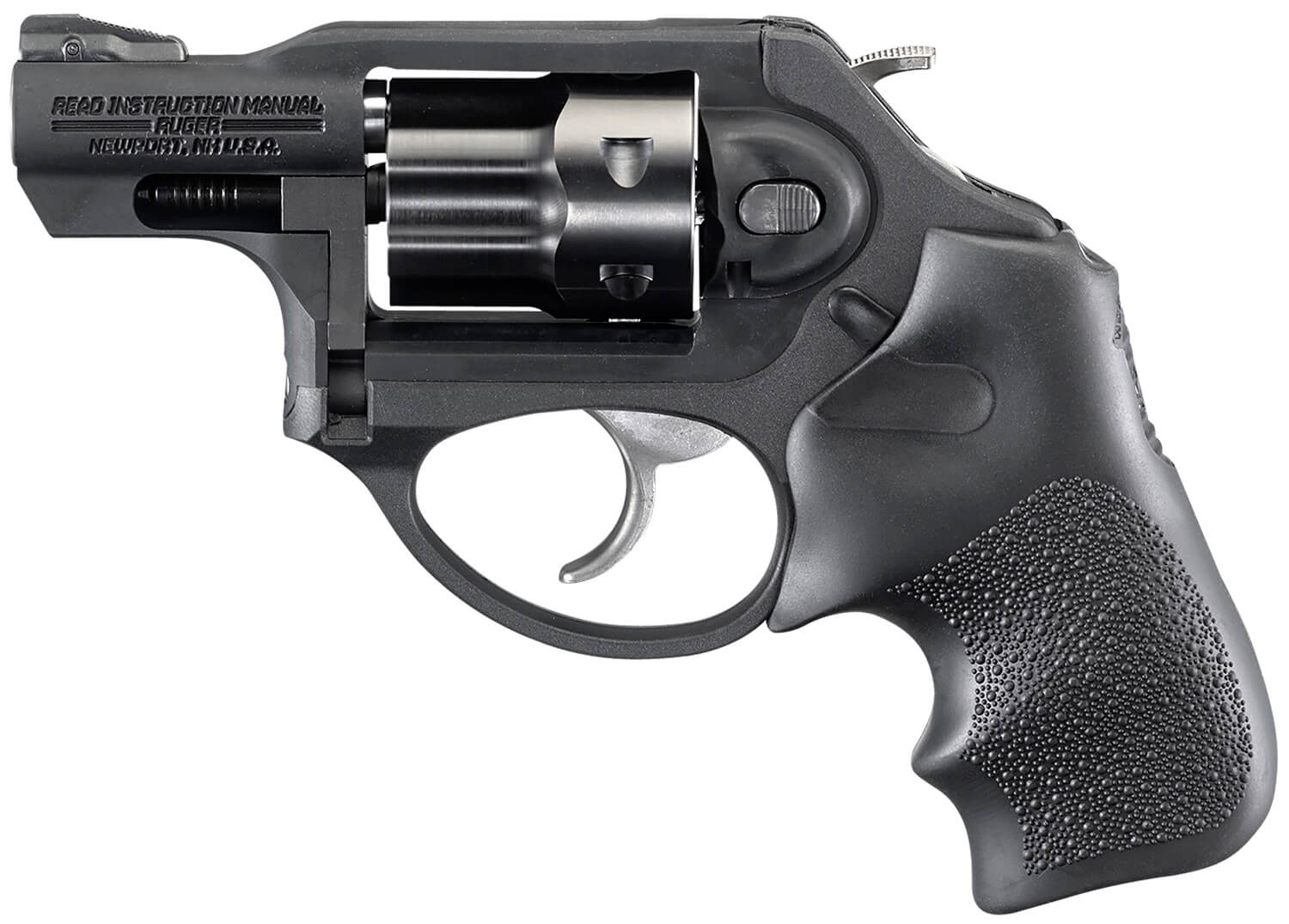 Ruger 5439 LCRx 22 WMR 1.88" Matte Black Barrel 6 Shot PVD Finished Cylinder Matte Black 7000-Series Aluminum Frame Hogue Tamer Monogrip - Image 2
