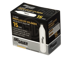 Sig Sauer Airguns AC1215 CO2 Cylinders 12 gram 15 Per Pack