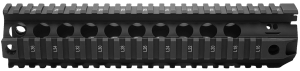 BCM QRF10556BLK QRF Handguard 10" Free-Floating Style Made of Aluminum with Black Anodized Finish & Picatinny Rial for AR-Platform