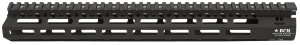 BCM MCMR15556BLK BCMGunfighter MCMR 15" M-LOK Free-Floating Style Made of Aluminum with Black Anodized Finish for AR-Platform