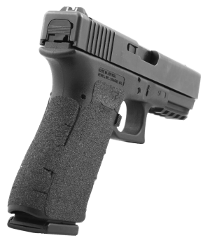 Talon Grips 381G Adhesive Grip Compatible w/Glock 17/19x/22/24/31/34/35/37/45/47 Gen5 w/Large Backstrap Black Textured Granulate