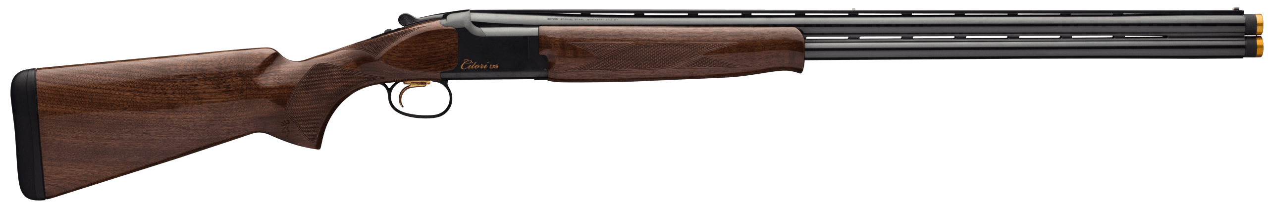 Browning 018073604 Citori CXS 20 Gauge Break Open 3" 2rd 28" Polished Blued Back-Bored Vent Rib Barrel Polished Blued Steel Receiver Fixed Gloss Black Walnut Wood Stock