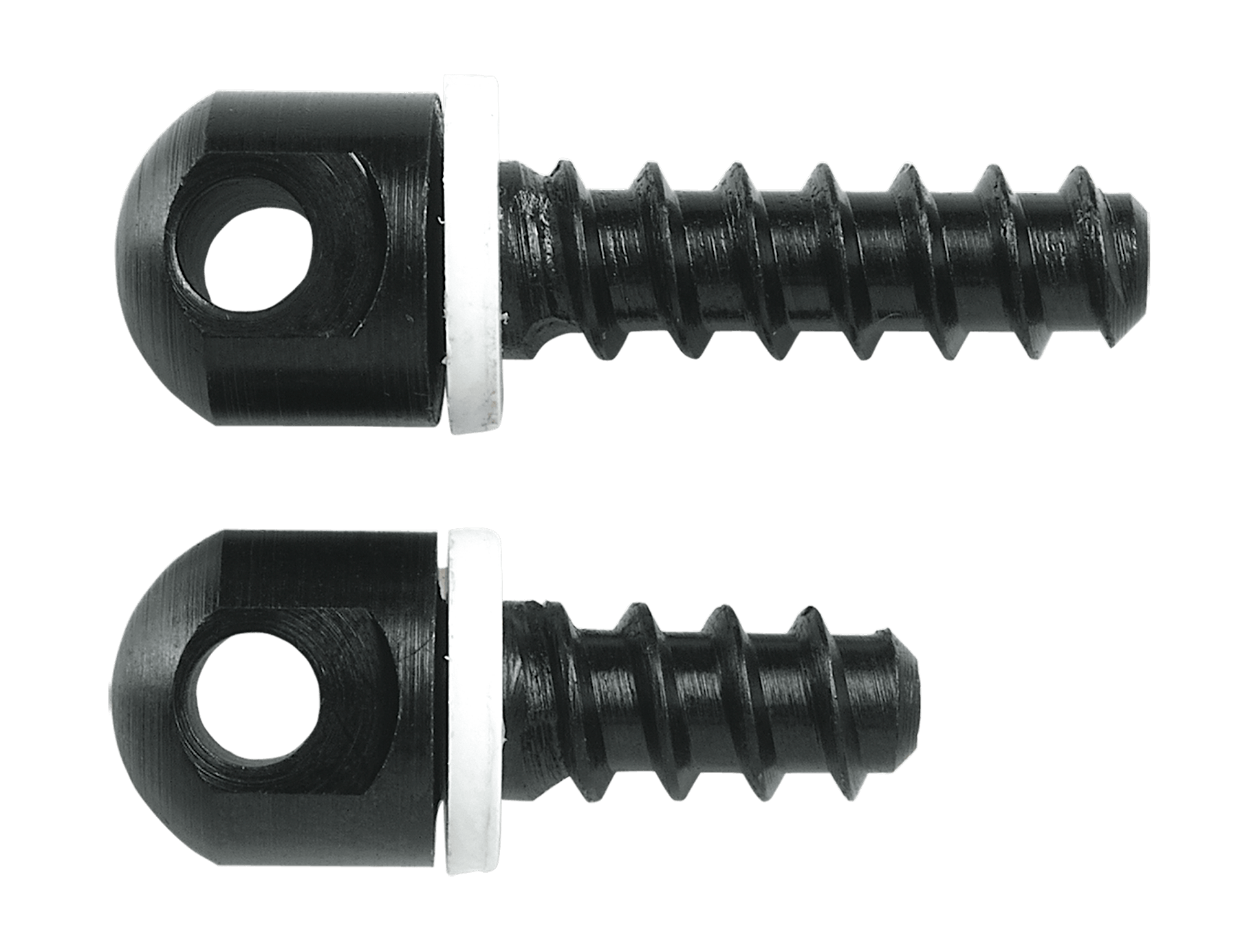 Uncle Mike's 25200 Magnum Band 115 RGS Screw Set made of Blued Steel Includes 1/2" Forend Base 3/4" Rear Base Screws & White Spacers for Wood Stock Bolt Action Rifles