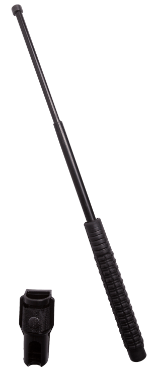 Uzi Accessories UZIEXB21H Law Enforcement Expandable Baton 8.25"- 21" Hardened Steel Includes Holster