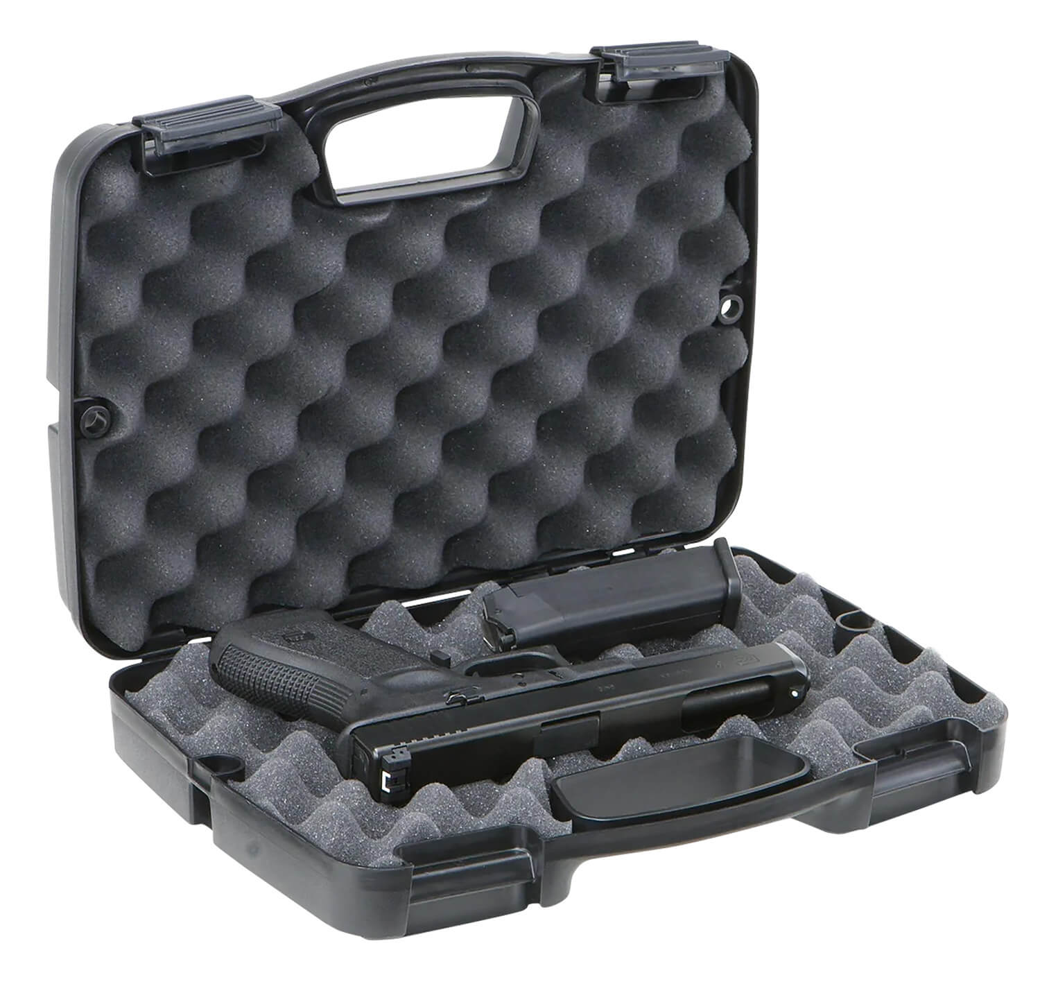 Plano 10137 SE Pistol Case Black Polymer Holds Scoped Pistol - Image 2