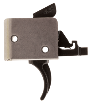 CMC Triggers 93502 Drop-In  Two-Stage Curved Trigger with 2-4 lbs Draw Weight & Black/Silver Finish for AR-15/AR-10
